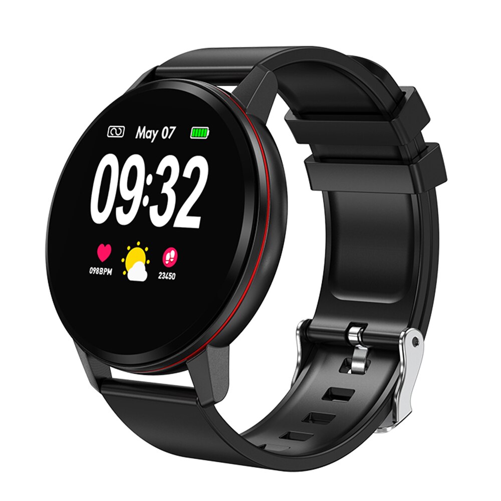 Slimme horloge fitness tracker, slimme horloge waterdichte activiteitstracker met hartslagmeter, slaapmonitoren, bloeddrukmeters, sport