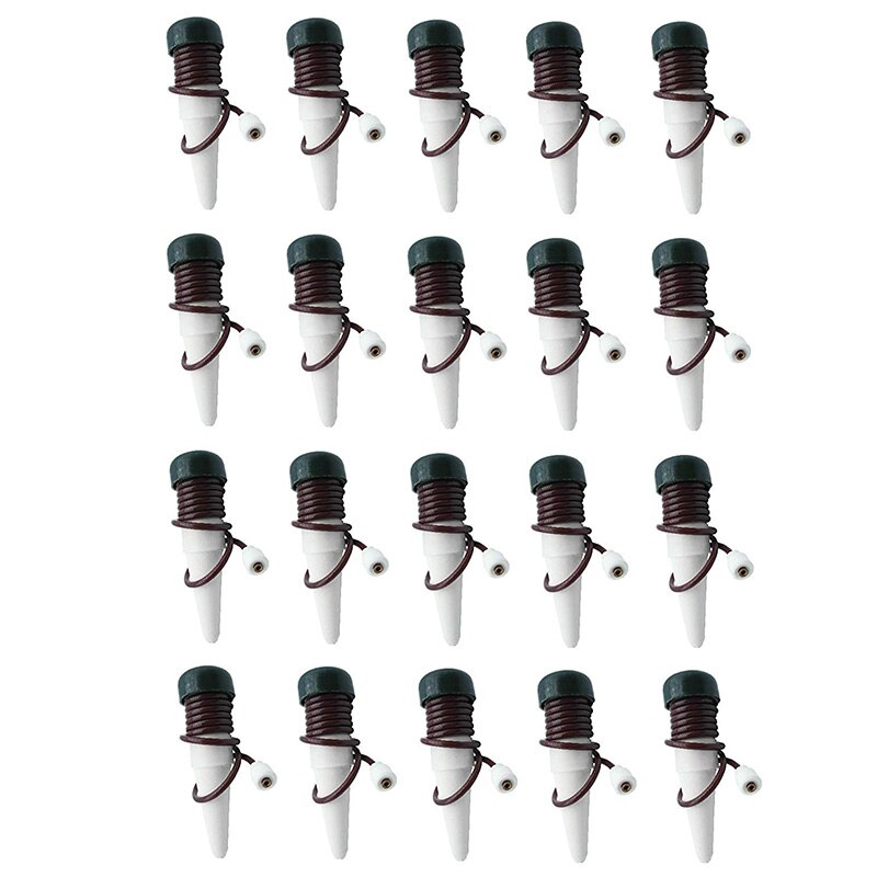 20-Pack Automatische Plant Watering Systeem Apparaten, slow Release Keramische Materiaal Feeder Voor Plant Self Watering Kit Voor O