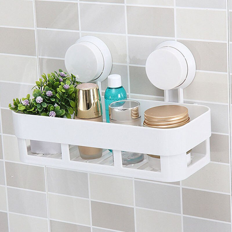 Verwijderbare Douche Mand Douche Caddy Zuignap No-Boren Krachtige Heavy Duty Waterdichte Organizer Voor Badkamer Fping