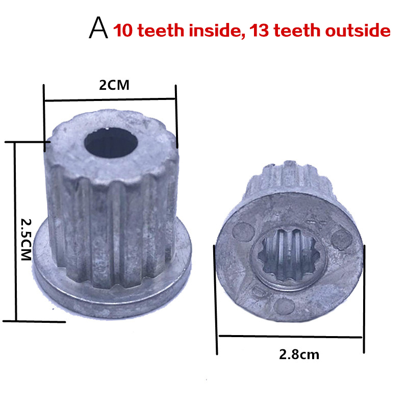 Replacement Impeller Center Gear Screw Bottom Plate Metal Axis For Pulsator Washing Machine Repair Parts: WHITE