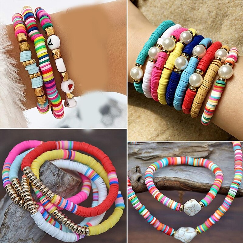 Clay Beads For Jewelry Making Kit Parent-Child Activity Glass Seed Beads for DIY Bracelet Making Kit for Kids Girls