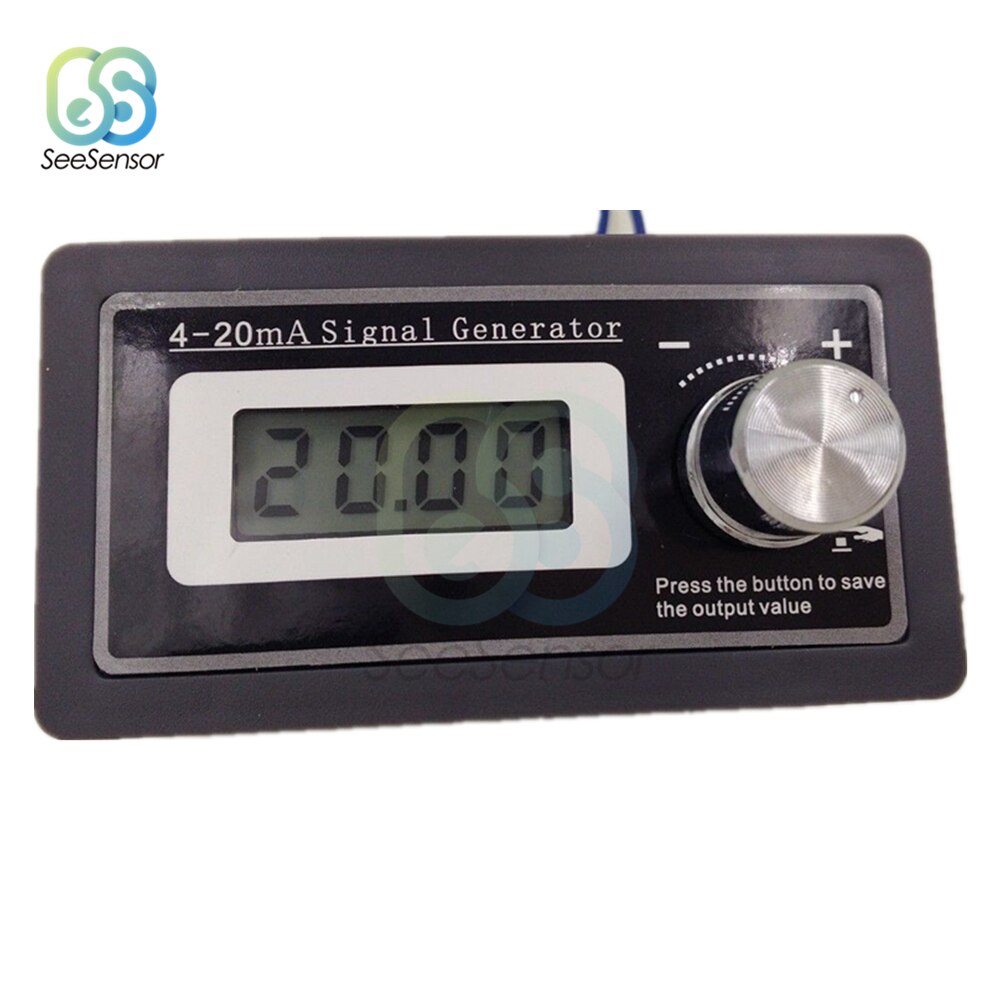 4-20mA Lcd Digitale Dispaly Signaal Generator Plc Stroomopnemer Load Tester Twee Draad Uitgang