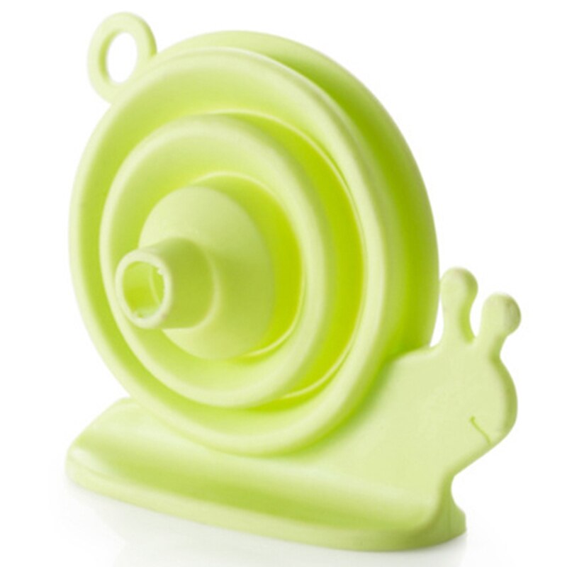 Huishoudelijke Opvouwbare Telescopische Mini Slak Kleine Trechter Plastic Effen Kleur Vloeistof Hopper Fles Trechter Keuken Tools & Gadgets: 3