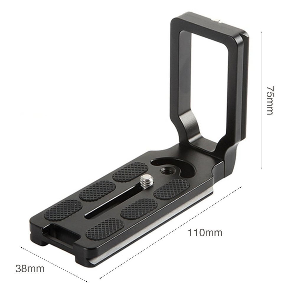 MPU-105 Universal de liberación rápida, placa en forma de L de MPU-105, soporte de aluminio, con trípodes de tornillo de un cuarto, ACEHE