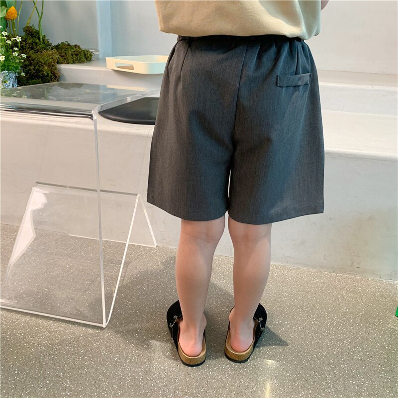 Pantaloncini casual per ragazzi e ragazze estivi 2-7 anni pantaloncini all-match tinta unita per bambini