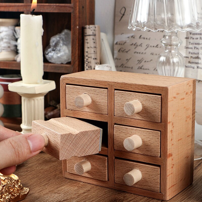 6 pièces bricolage anglais phrase combinaison lettre timbre journal intime Ablum mariage lettre bois caoutchouc timbre ensemble avec tiroir en bois Vintage