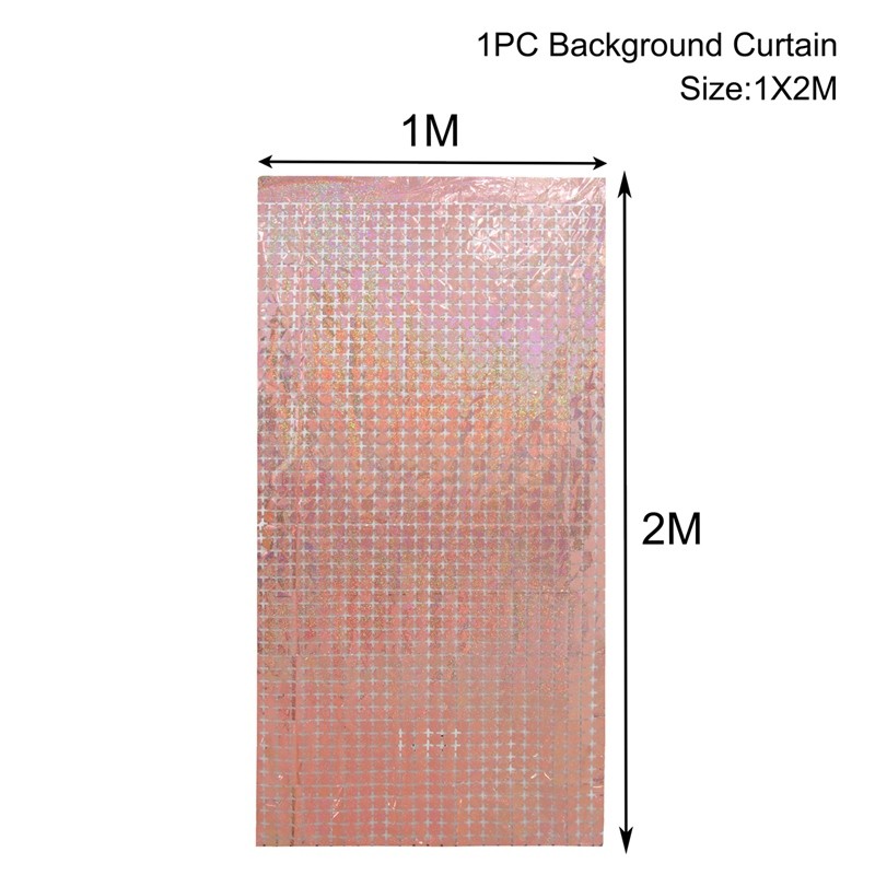 Black Gold Birthday Party Decorations Backdrop Curtains Glitter Tinsel Fringe Foil Curtain Background Wedding Adult Anniversary: MULTI