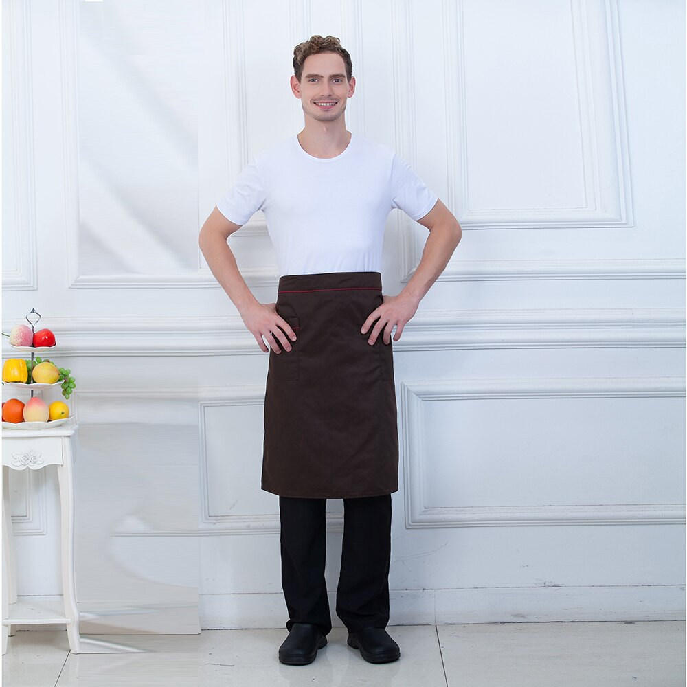 Unisex Food Service Restaurant Kitchen Hotel Bakery Cafe Chef Half Apron Cooking BBQ Work Wear Uniform