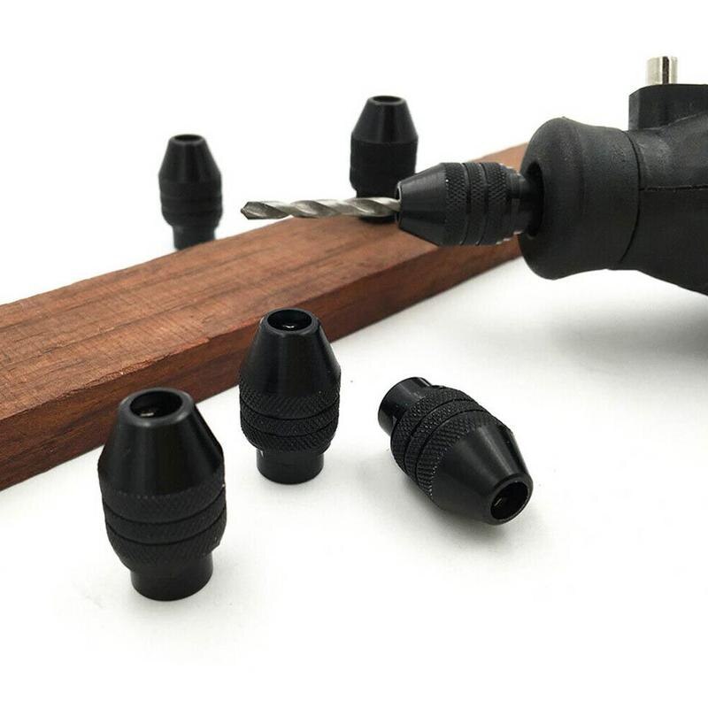 Mini portabrocas sin llave, M7, M8X0.75, cambio rápido para herramientas rotativas de tres mandíbulas, taladro J0H6