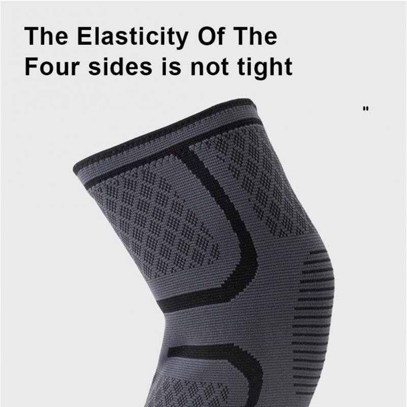 Rodilleras elásticas de nailon para deportes, rodillera de Fitness, equipo de Fitness, soporte para rótula, correr, baloncesto y voleibol, 1 unidad