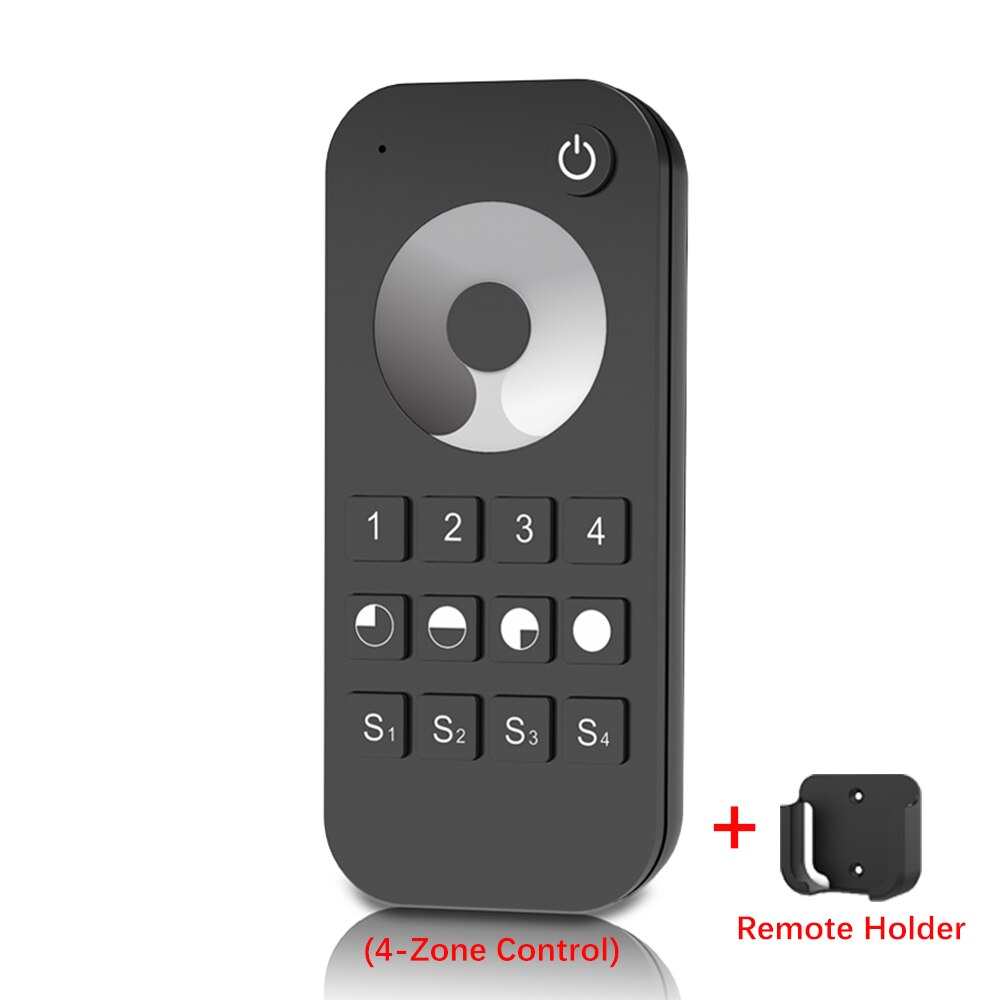 LED PWM Wireless RF Dimmer 2.4G 4-Zone/Wifi Remote Control DC12-24V Brightness adjustment for LED Strip: LSD-RT6 Only