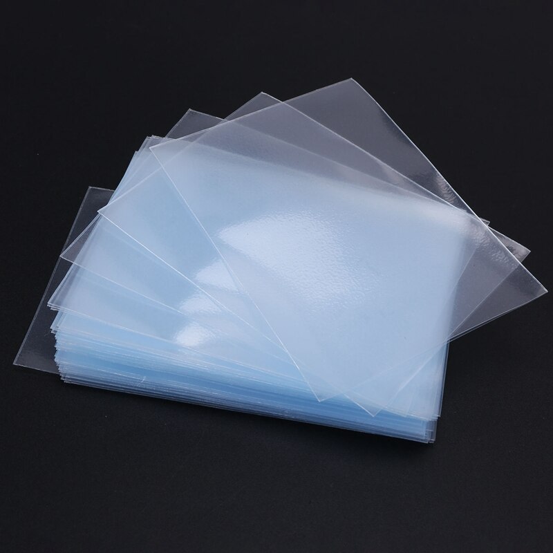 100Pcs 66X92mm Card Sleeve Cards Protector for ic Killers of Three King Football Star Card Transparent Board Games