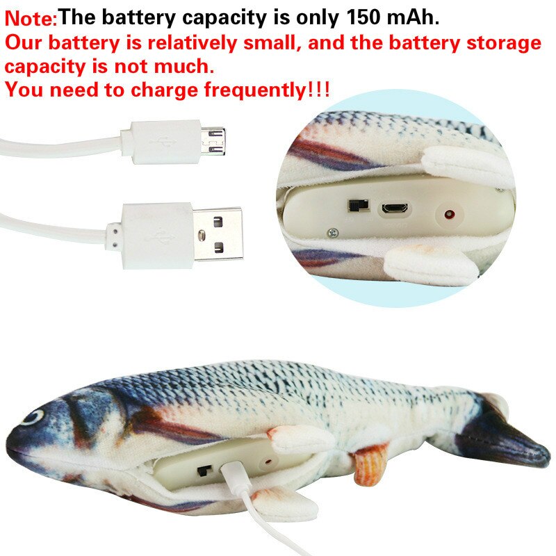 Elektronische Haustier Katze Spielzeug Elektrische USB Lade Simulation Fisch Spielzeug für Hund Katze Kauen Spielen Beißen Liefert Dropshiping