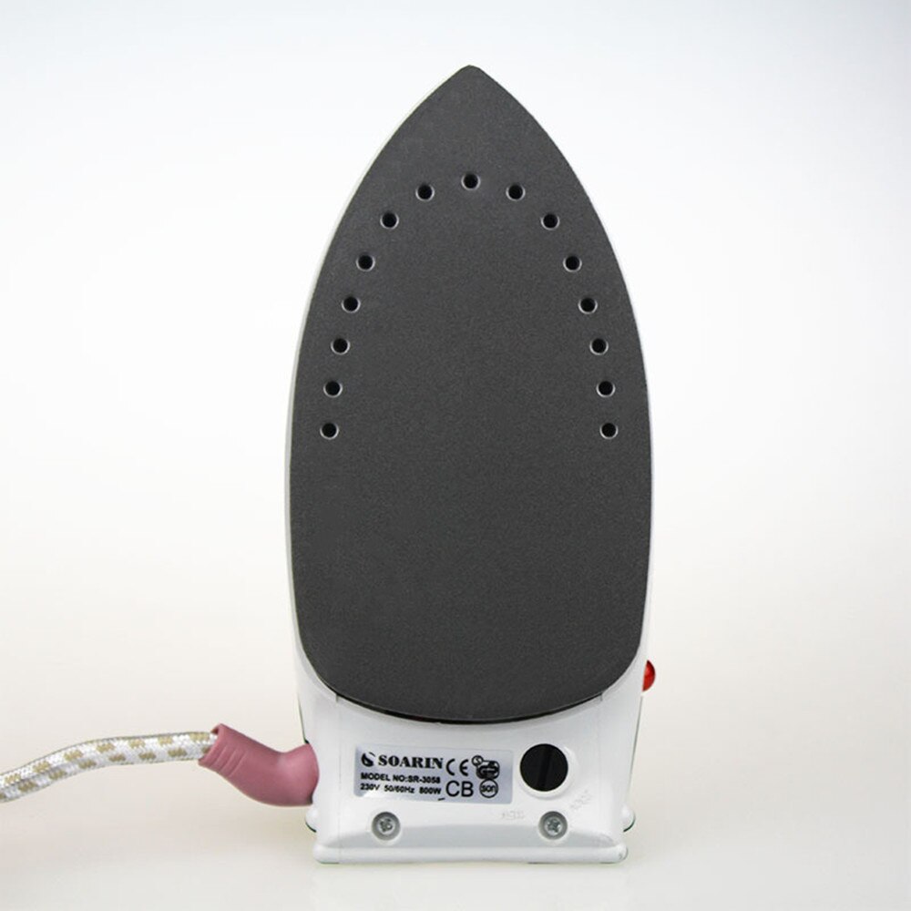 Mini ferro a vapor dobrável, mini ferro de mão portátil multifuncional ajustável 220v para roupas e viagem