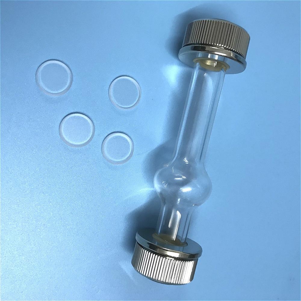 Polarimeter Test Tube Accessories Disc Polarimeter WXG-4 Bubble Rotary Tube Glass Sheet Rubber Septa Test Tube Hoe