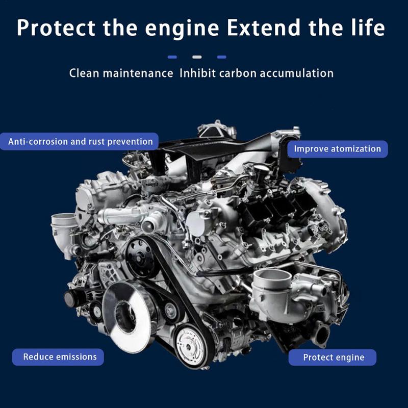 60ml drivstoff bensin injektorrens bil drivstoffsystemrens bilbensin diesel drivstofftilsetning gassoljetilsetning drivstoffrens