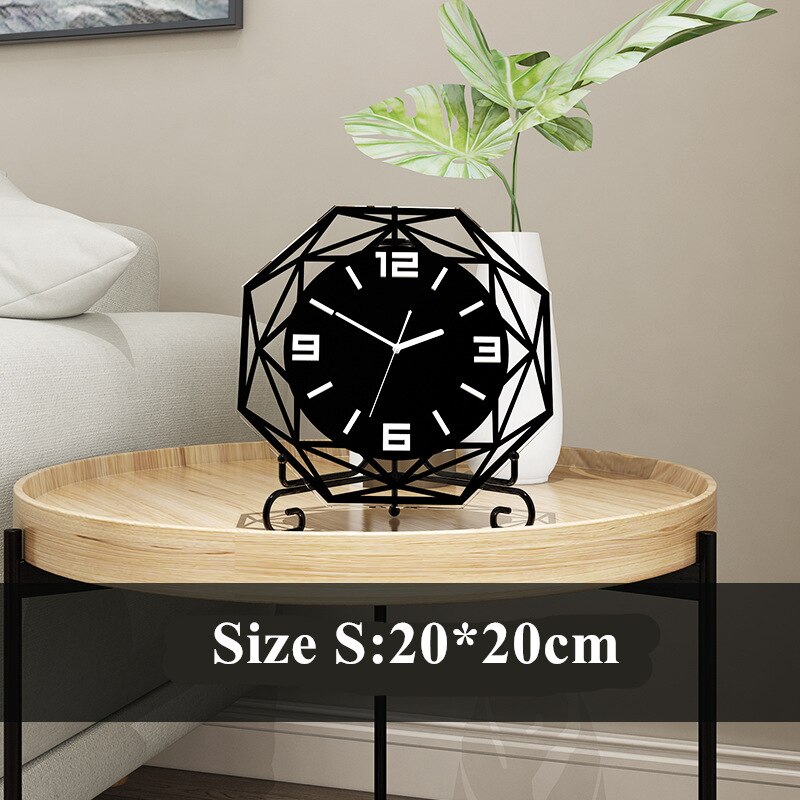 Table Clocks Modern RPET Acrylic Desk Clock Watch ... – Grandado