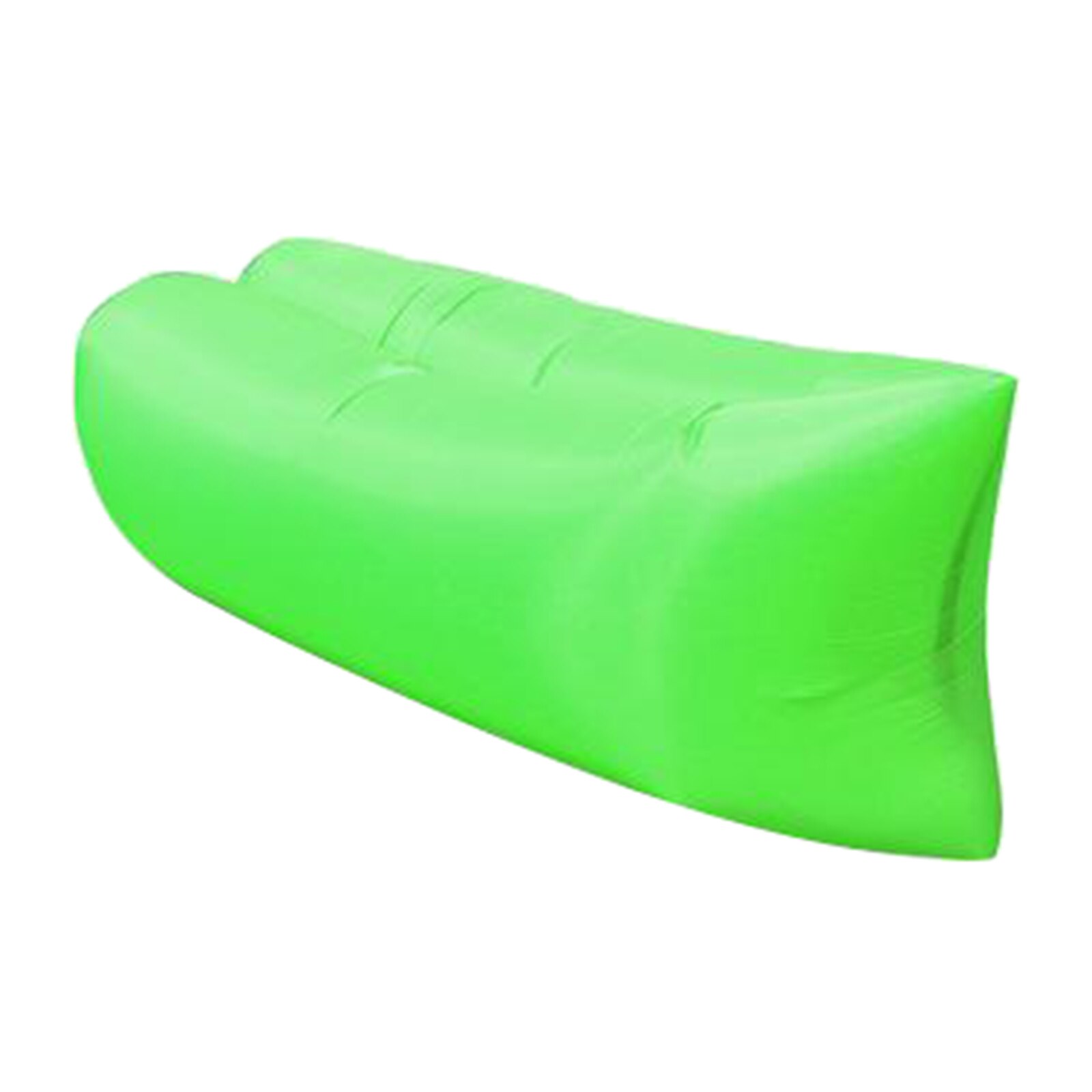 Inflatable Air Bed Lounger Couch Chair Air Sofa Bag Hangout Camping Hiking Beach: Green