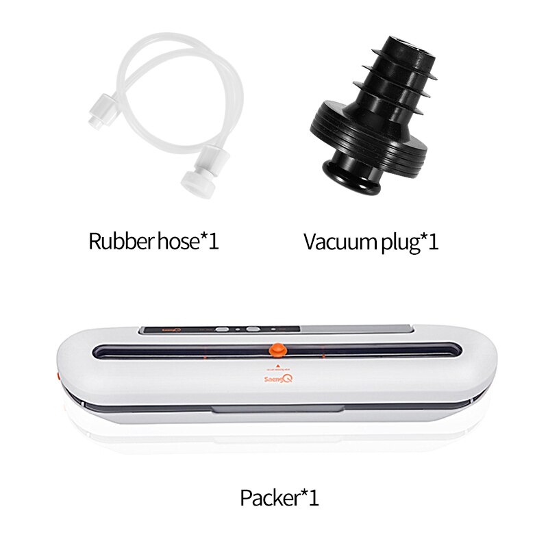 Food Vacuum Sealer Best Automatic Commercial Household Vacuum Food Sealer Packaging Machine Include Vacuum Sealer Machine: gray-2pcs / 220V