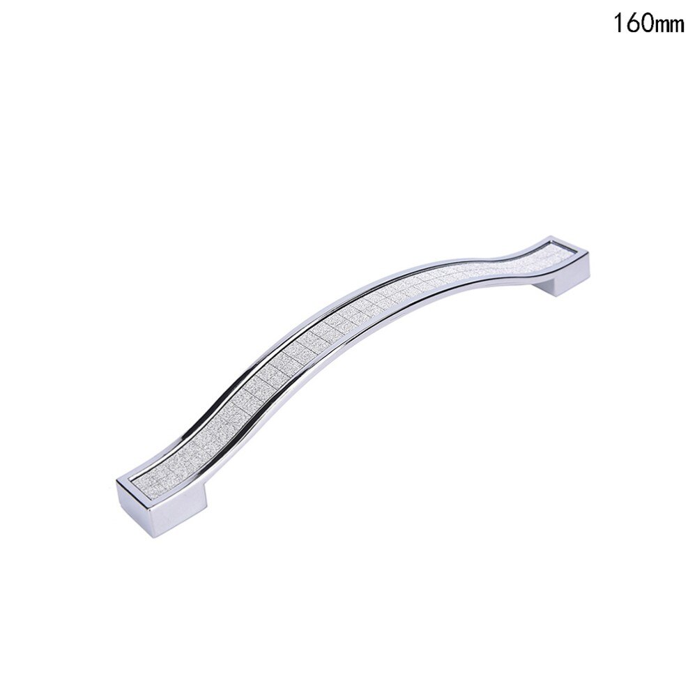 1PC Zinc alloy Drawer Handle Hole Stainless Steel Boss Bar Cupboard Kitchen Cabinet Door Knob Pull 4 Sizes: Grind arenaceo 160mm