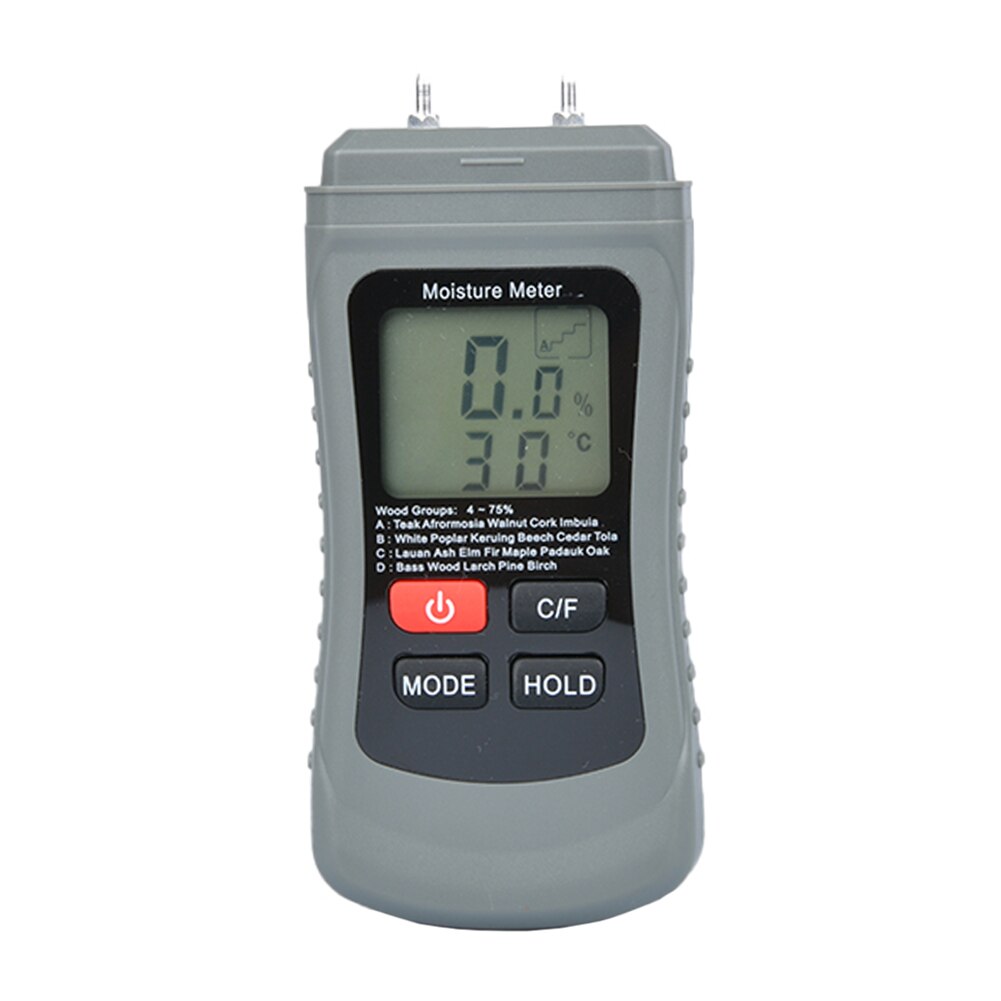 SFJ-001 Wood Moisture Meters Measurement Tool Two Pins Wall Hygrometer Meter Humidity Tester Timber Damp Detector