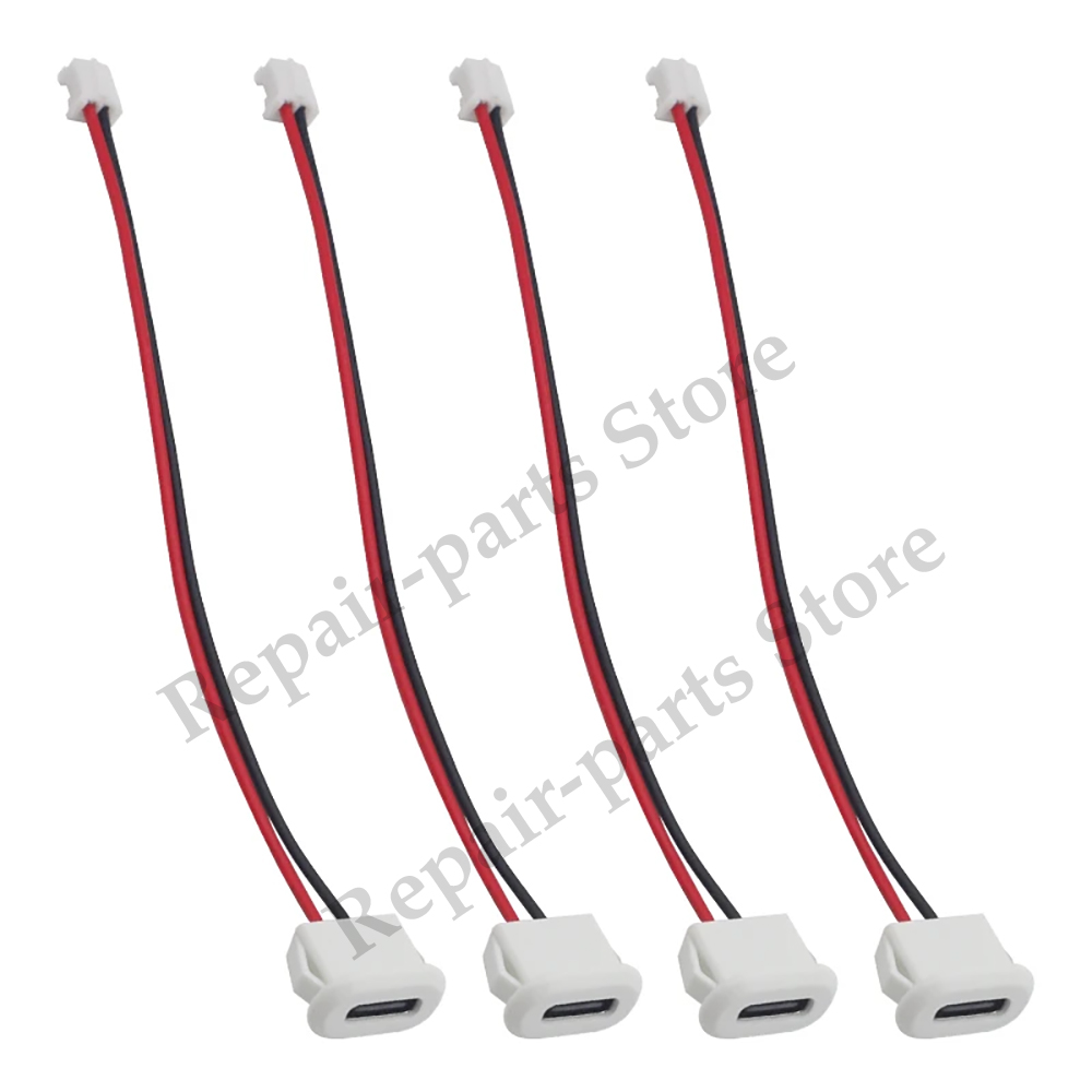 2 ~ 10PCS USB Typ-C Wasserdichte USB Stecker Direkte kompression weibliche basis Buchse Lade Interface Mit schweißen Draht