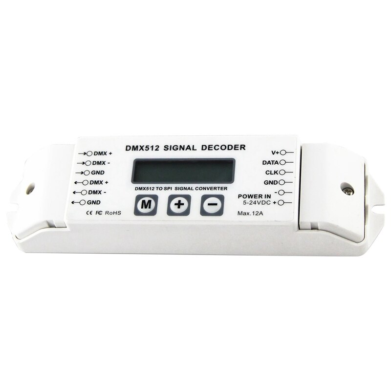 -Bc-820 Dmx To Spi Signal Decoder Convertor Dmx512 Lpd6803 8806 Ws2811/ 2801 Ws2812B 9813 Led Pixel Light Controller Dc5V-24V