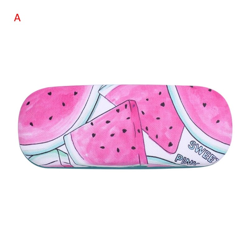 Protable fruta óculos de sol óculos de olho duro caso protetor caixa bolsa saco r9je: Watermelon