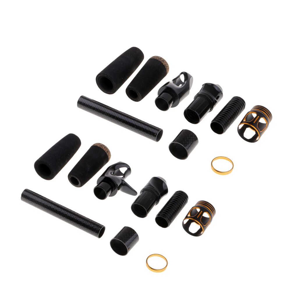 Black EVA Casting Spinning Fishing Rod Handle Grip with Reel Seat DIY Tackle Fishing