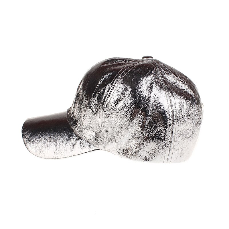 Neue Pop unisex Mann Frau Gold Silber Champagner Funkelnden Einstellbare Außen Hysteresen-Hütte Baseball Deckel gorro einstellbar