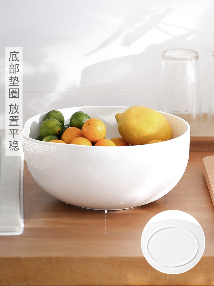 Vegetable Fruit Washing Bowl Multi Functional Kitchen Plastic Water Drain Baskets