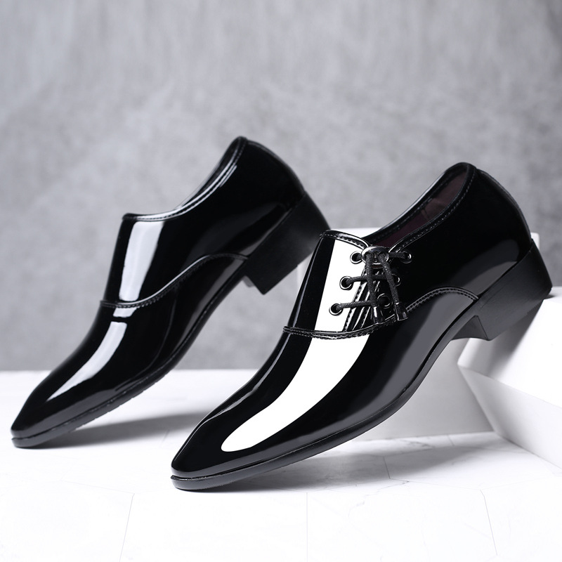 Kjole sko menn oxford lakk herre & #39 ;s kjole sko forretningssko menn oxford skinn zapatos de hombre de vestir formal 89