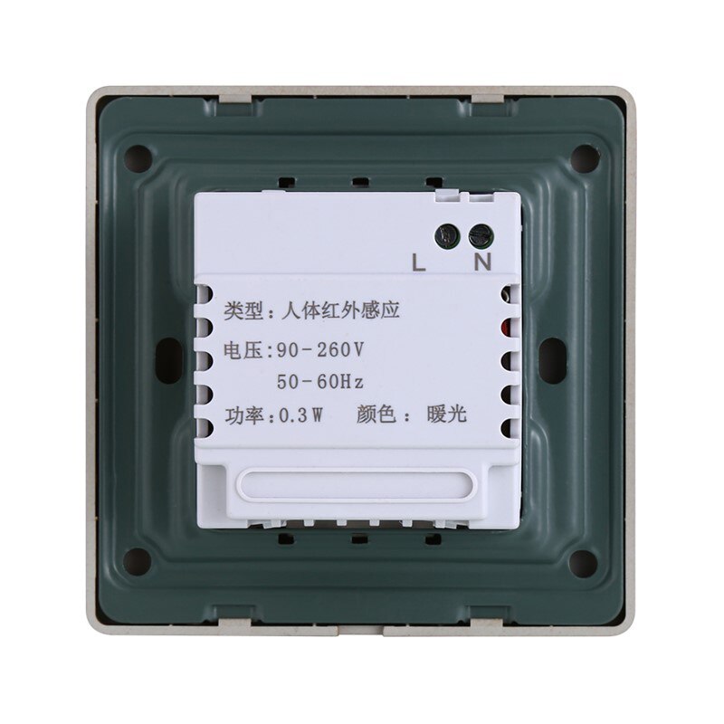 Motion Sensor Recessed Led Stair Light 85-265V led wall Sconce lighting Indoor Step stairway wall lamps warm / cool white