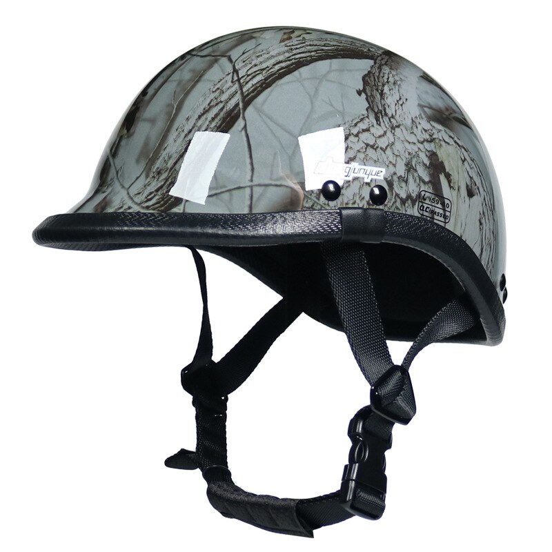 Vintage Jet Moto Rcycle Klassieke Helm Retro Scooter Half Helm Moto Casco Dot Chopper Fietsen: 05 / Xl