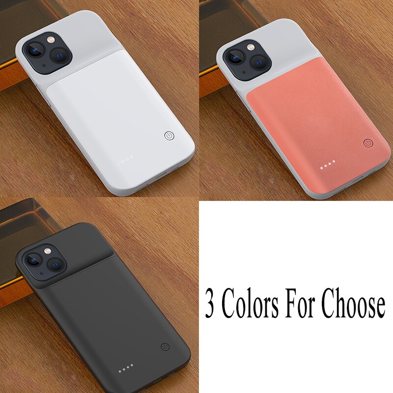 Cargador de batería portátil de 6800mAh para iPhone 13 Pro 13 Pro Max, funda de carga de batería externa, Powerbank para iPhone 13 Mini