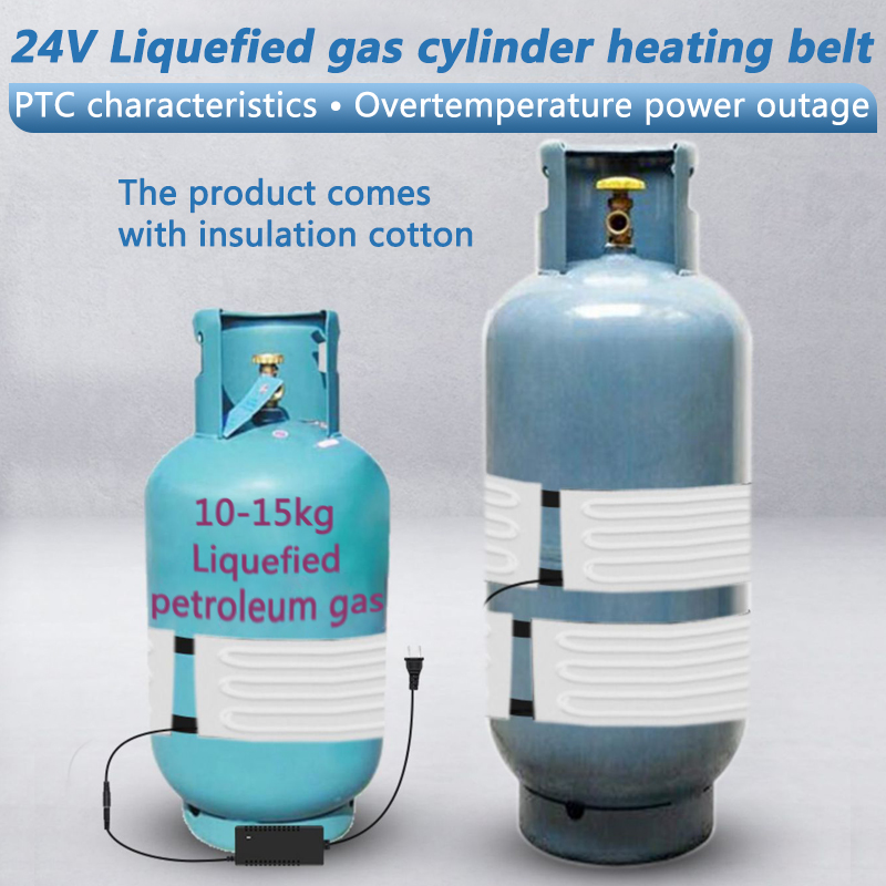 220V 15KG Gas Liquido Serbatoio di Stoccaggio Riscaldatore Fascia Cilindro In Acciaio Cintura di Riscaldamento Elettrico Bombola di Gas PTC Scaldino Ausiliario 970x200MM
