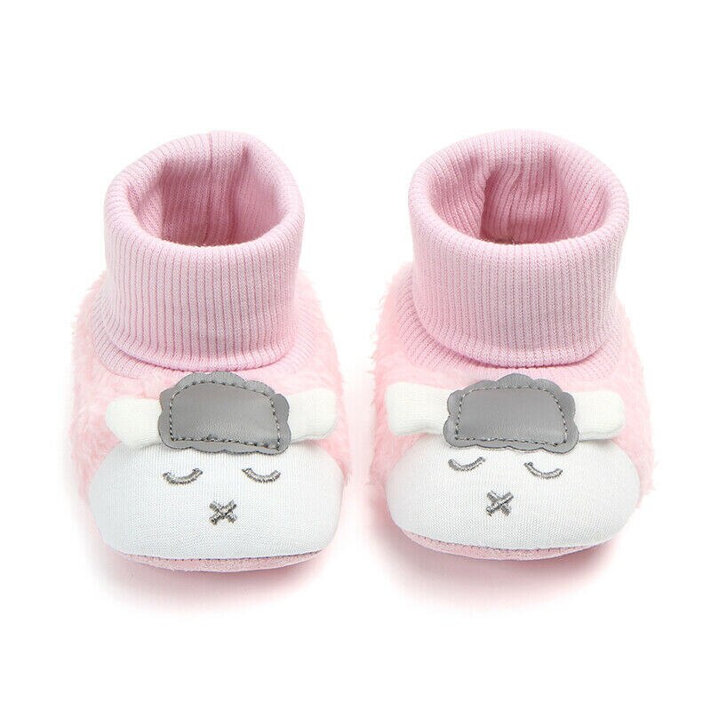 Emmababy Winter Mode Pasgeboren Baby Baby Katoenen Schoenen Cartoon Dier Sokken Booties Zachte Slipper Laarzen