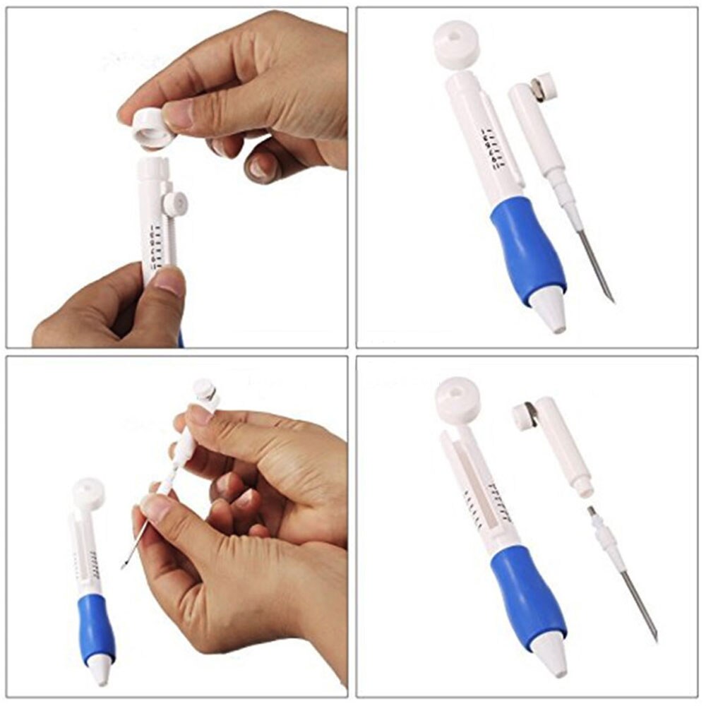 Russische Diy Magic Borduren Stiksels Punch Naald Tool Stiksels Punch Pen Met Case Sets Diy Craft Naaien Tool Voor Borduurwerk