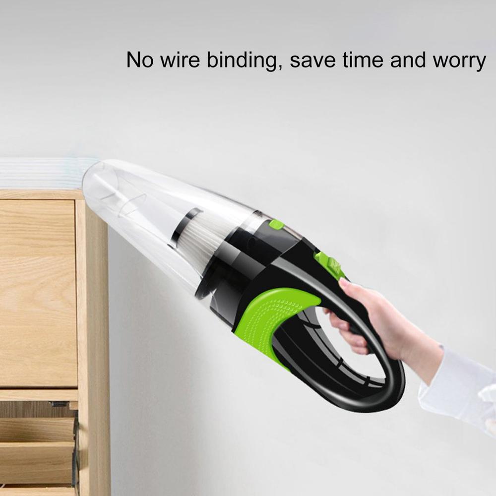 Strong Power Car Vacuum Cleaner Wireless Wet Dry Dual Use Self Portable Vacuum Cleaner Household Car Vacuum Cleaner