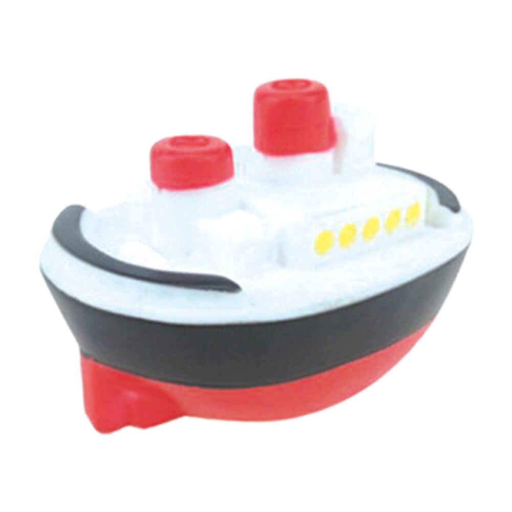 6Pcs Bad Speelgoed Kleurrijke Squeeze Sound Soft Funny Spelen Water Thuis Zwembad Rubber Drijvende Badkamer Cartoon Boot Baby douche