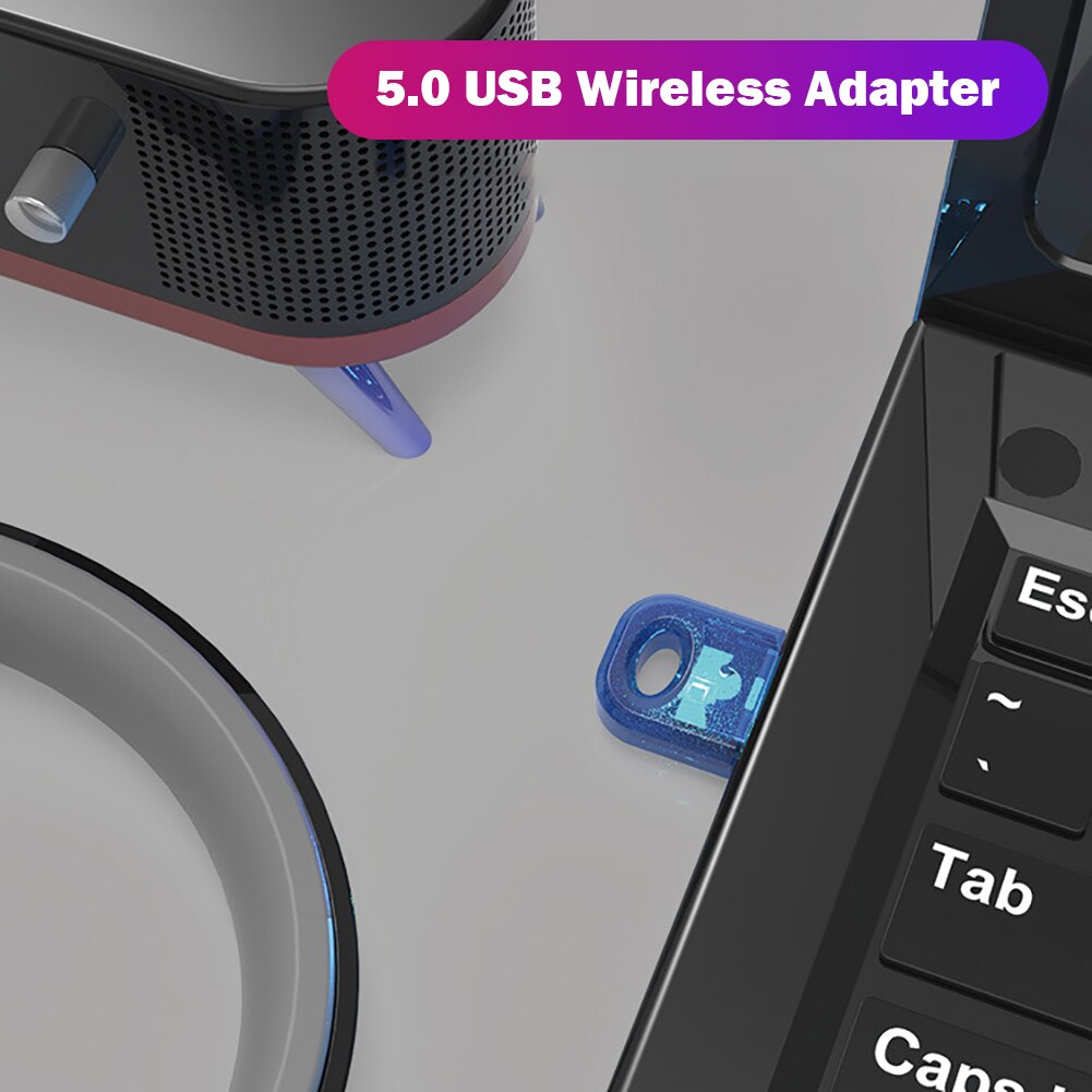 Computer Receiver Transmitter Audio USB Bluetooth-compatible 5.0 Adapter Audio Receiver for PC Computer