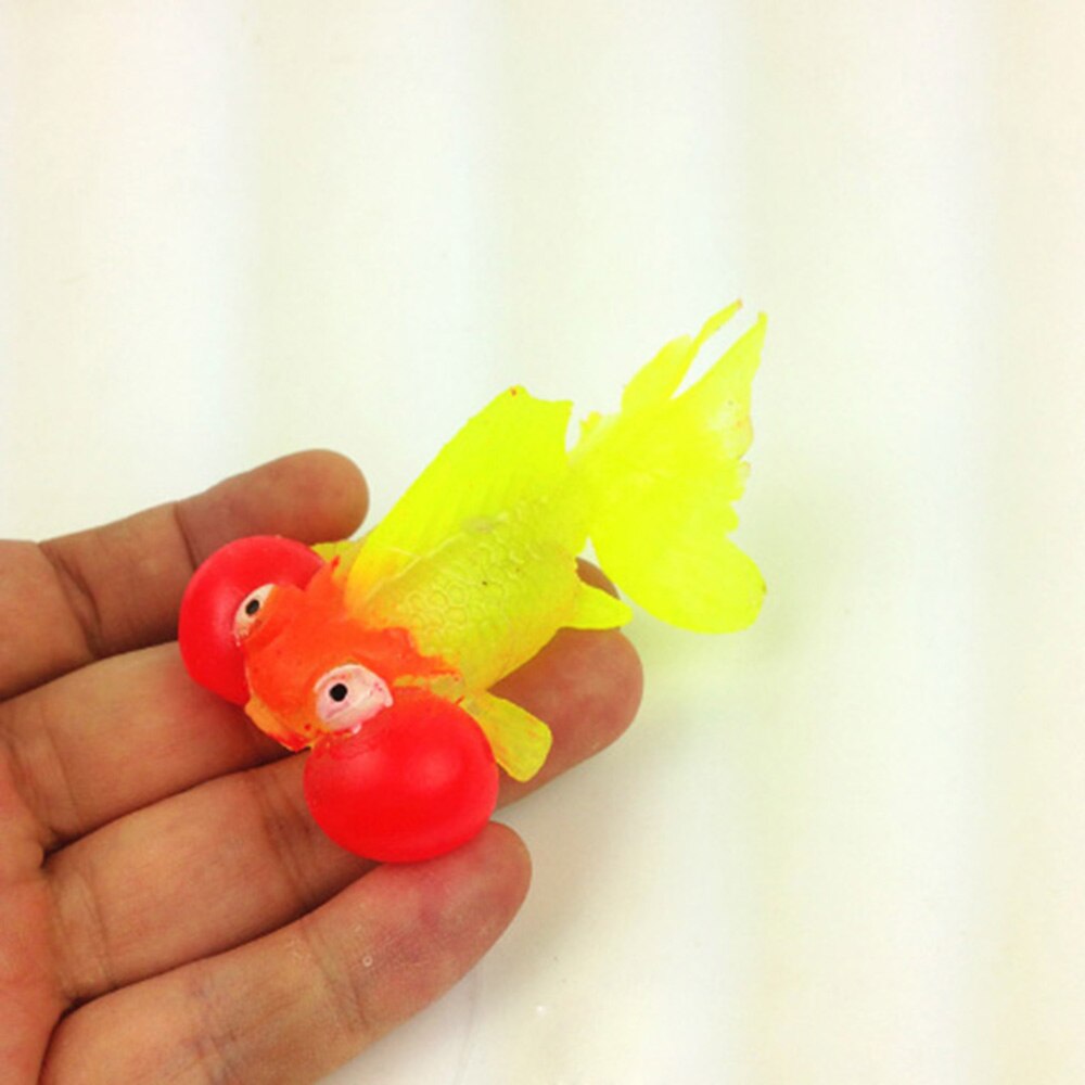 Glow In The Dark Artificial Aquarium Gold Fish Ornament Fish Tank Jellyfish Decor Aquarium decoration: 1