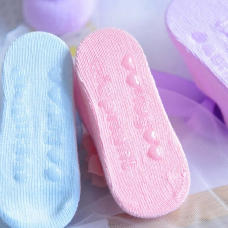 baby baby thin cotton socks floor combed cotton bud silk flowers bow antiskid ship rubber toddler baby non-slip socks point