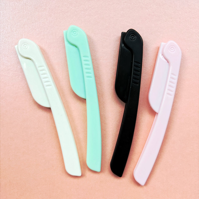 1 stücke Faltbare Tragbare frauen Rasierer machen-hoch Gesichts Augenbraue Lippe Falten Rasiermesser Haar Entferner Scharf Edelstahl Schneiden Sicherheit