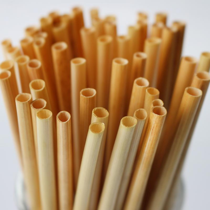 100pcs/pack Eco Wheat Straw Disposable Straw Degradable Drinking Supplies Party wedding birthday Dressing ZQ045