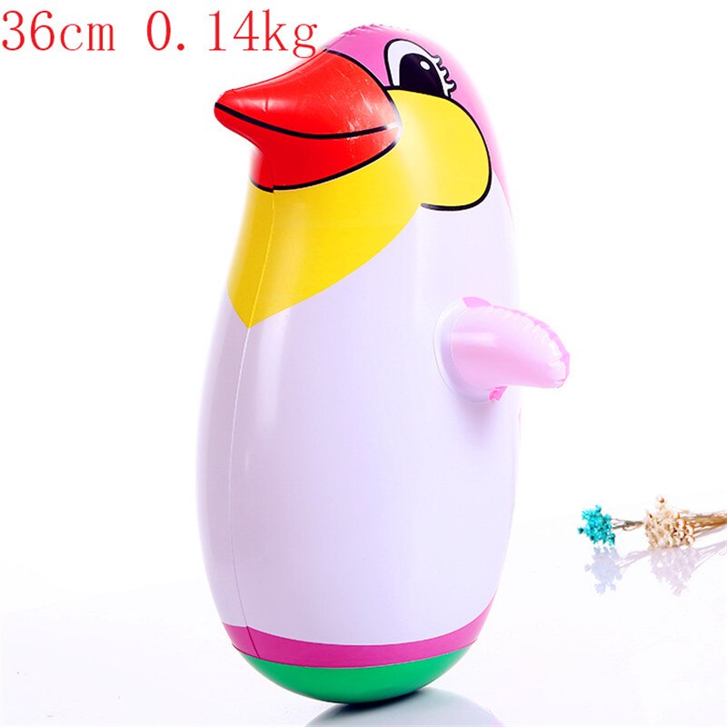 Aufblasbare Tier Spielzeug Delphin Pinguin Tumbler Kinder Tier Aufblasbare Spielzeug Tier Ballon 36CM Bildungs Kognitiven Spielzeug: Grau