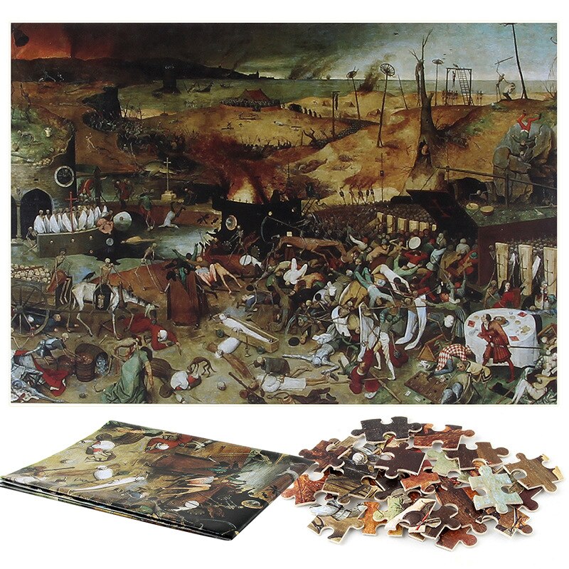 Starry Night Puzzel 1000 Stuk Puzzels Voor Volwassenen: The Triumph of death