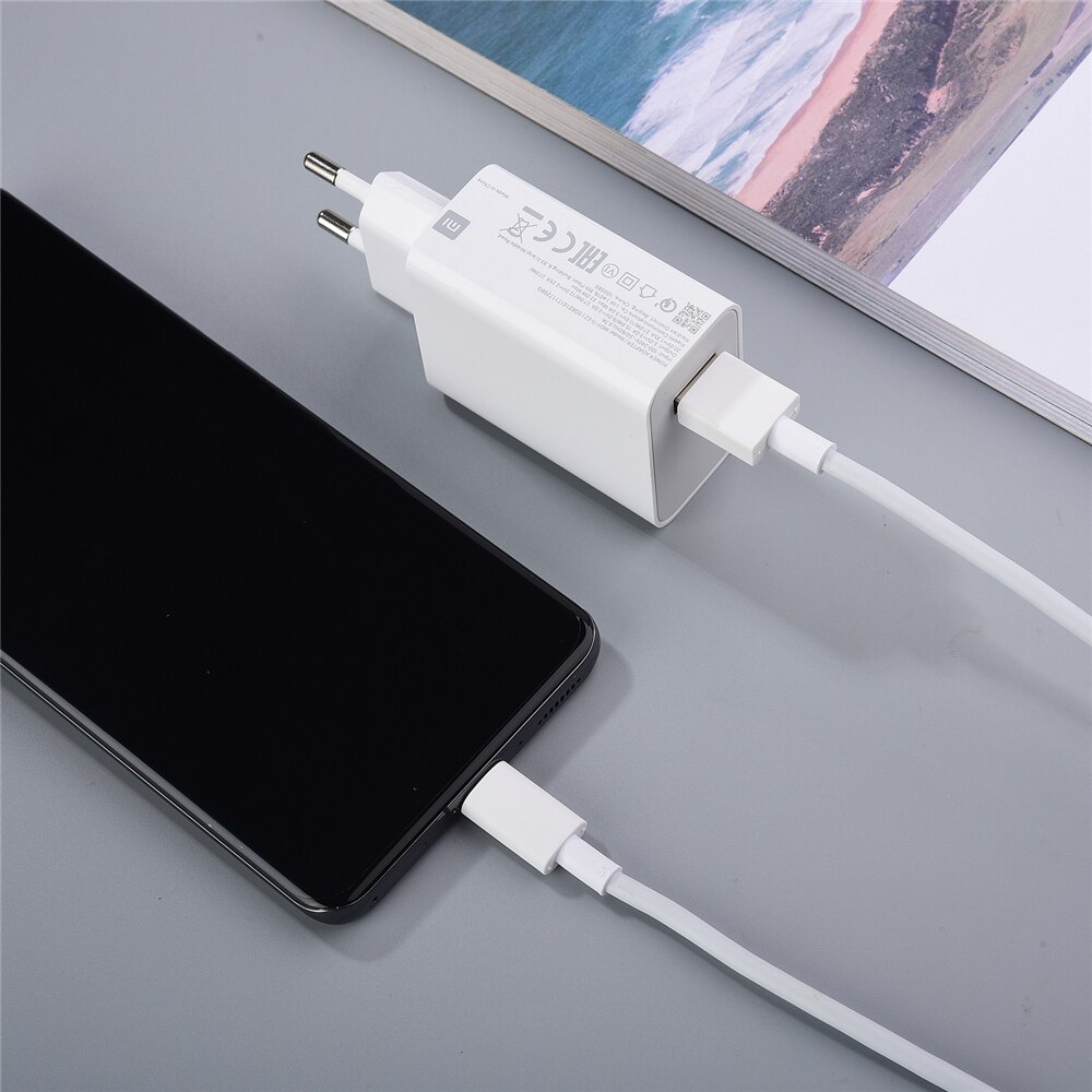 Ładowarka Turbo 33W ue QC4.0 szybka ładowarka 5A typ C kabel do XiaoMi 11 10 10T 9 8 SE 9T pro Redmi uwaga 10 K20 K30 POCO M3