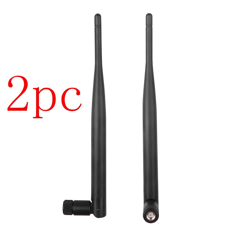 2Pc 2.4 Ghz Wifi Antenne 5dBi Antenne RP-SMA Mannelijke Draadloze Router 2.4 Ghz Antenne Wi-fi Versterker Booster Voor router: Default Title