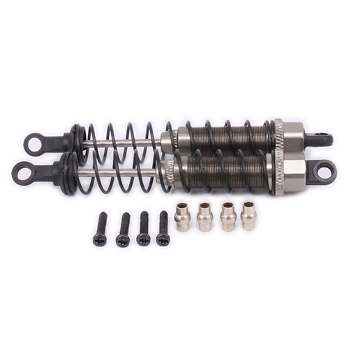 Alloy 96mm Front & Rear Shock Absorber Oil Filled Damper For Rc Model Car 1-12 Wltoy 12428 12423 0016 0017 Truck Short parts: Titanium